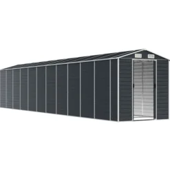 Sale Trädgårdsskjul antracit 191x980x198 cm galvaniserat stål Skjul, Garage & Carports