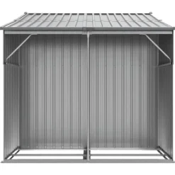Sale Trädgårdsskjul av galvaniserat stål | Färg: Grå | Storlek: 277x192,5x179 cm Skjul, Garage & Carports