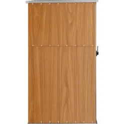 Trädgårdsskjul brun 88x89x161 cm galvaniserat stål - Redskapsbod - Redskapsbodar - Home & Living