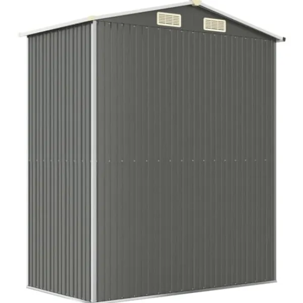 Online Trädgårdsskjul i galvaniserat stål - Utomhusförvaring för redskap | Färg: Ljusgrå | Storlek: 192x108x223 cm Skjul, Garage & Carports