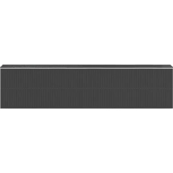 Sale Trädgårdsskjul i galvaniserat stål | Förvaringslösning för redskap | Mått: 192x85x223 cm | Färg: Antracit Skjul, Garage & Carports