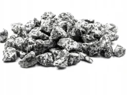 Trädgårdssten Dekorativ Granit DALMATISK Grus 8-16MM 20KG Biovita