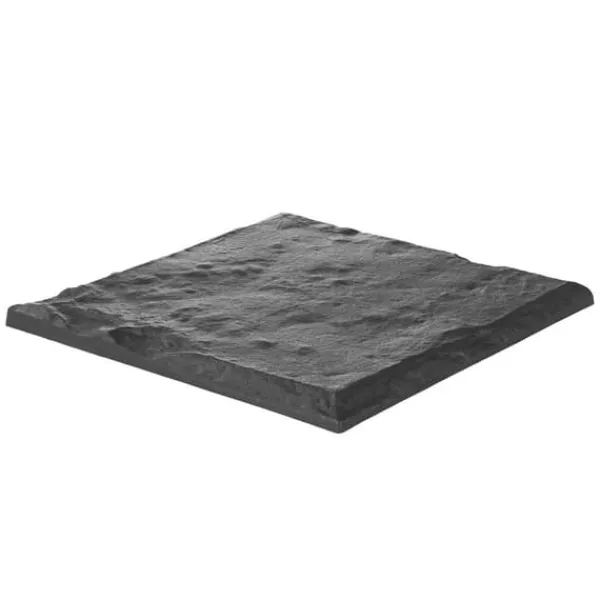 Sale Trädgårdsstenar - Stegstenar/Gångplattor 16-pack 39,5 x 39,5 cm - Med Pålar - Väderbeständig Plast - Slät Yta - För Gräsmatta/Terrass - Grå Trädgårdsstenar & Klivstenar