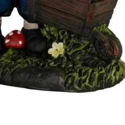 Trädgårdstomte, 14.5x10.5x7 cm, Flerfärgad Trädgårdsprydnader