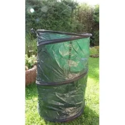 Clearance Trädgårdsväska - Grön - 120 liter - 500 gr Trädgårdskorgar
