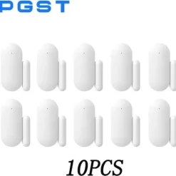 Trådlös Dörrsensor, 433MHz Kommunikation, Enkel Installation,10PCS