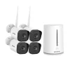 Hot Trådlös säkerhetskamera, 5MP upplösning, nattseendefunktion,I71GK 4Pcs Kamera Säkerhetsmonitorer & Videokameror