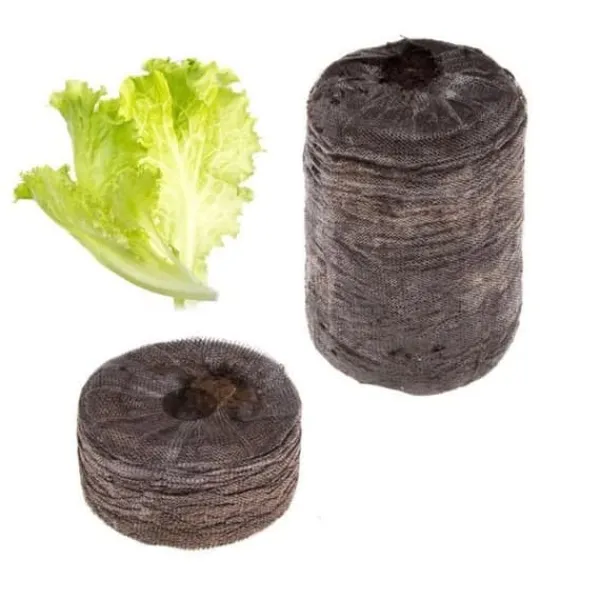 Online TREGREN salladskapselsats för grönsaksträdgård inomhus. 2 torvkapslar och salladsfrön. Kit För Växt- & Örtplantering