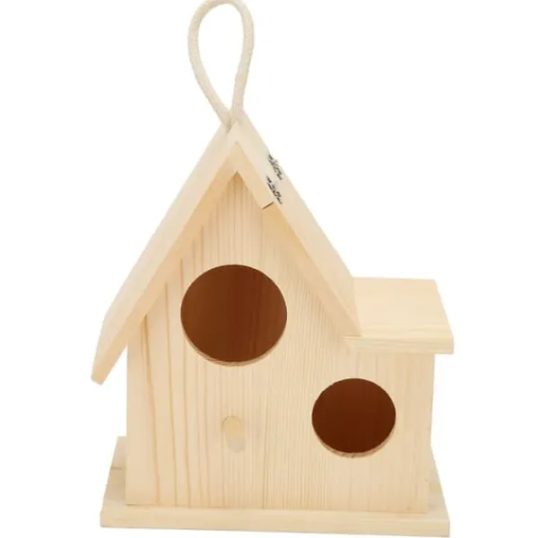 Discount Träfågelbon Utomhus Fågelholk Häckningslåda Fågelbur för Trädgård Bakgård Balkongdekor För Fåglar & Småvilt