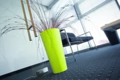 Sale Tubus Slim DTUS250 Hög Blomkruka | Vit Krukor & Växtbehållare