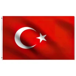 Online Turkiet Flagga - 150 x 90 cm Flaggor & Vindstrutar