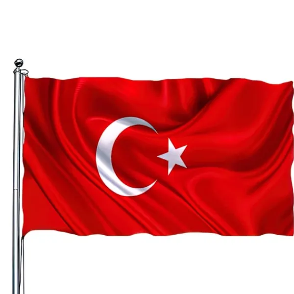Online Turkiet Flagga - 150 x 90 cm Flaggor & Vindstrutar
