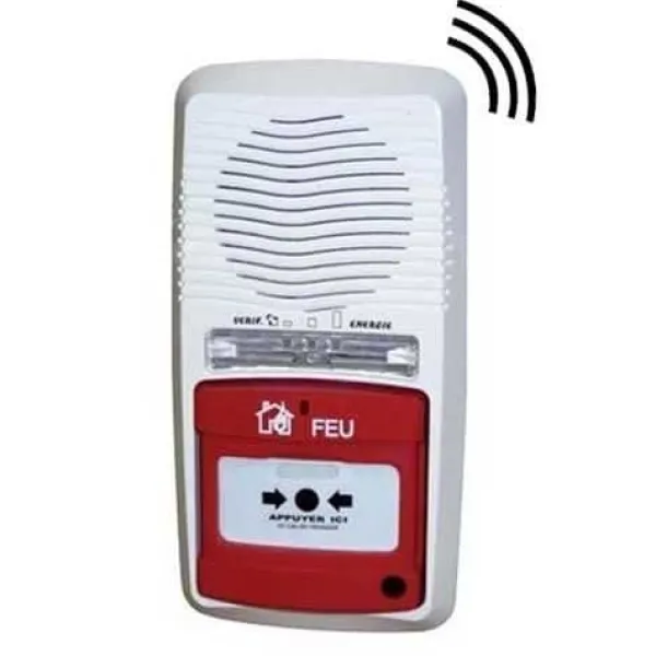 Typ 4 radio batteridrivet brandlarm