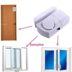 U 100DB Trådlös Larmsensor För Hemkontor Fönster Magnetisk Sensor