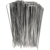 U-formade galvaniserade trädgårdsstakar - 100 pack - 3 mm tjocklek