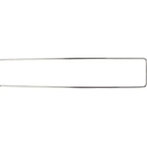 U-formade galvaniserade trädgårdsstakar - 100 pack - 3 mm tjocklek