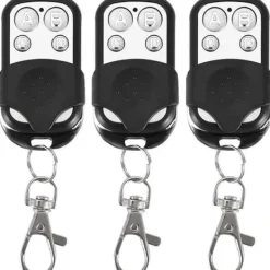 Universell fjärrkontroll - 3-pack - 433 MHz - 4 knappar - Signalduplicator Skjul, Garage & Carports