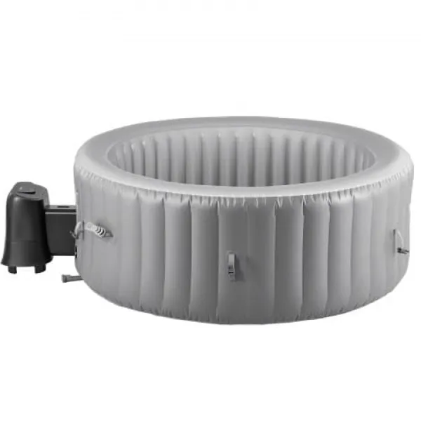 Best Uppblåsbar bubbelpool, 180x66 cm, Grå, PVC Spa & Utomhusbad