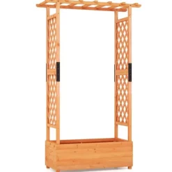 Best Upphöjd odlingsbädd, 201×44×114 cm, Orange Valvbågar, Spaljéer, Bersåer & Pergolor