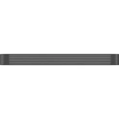 Clearance Upphöjd odlingslåda av pulverlackerat stål 396x100x36 cm | Färg: Antracit | Storlek: 396x100x36 cm Planteringsbänkar