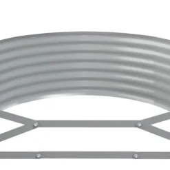 Clearance Upphöjd odlingslåda av pulverlackerat stål 396x100x36 cm | Färg: Antracit | Storlek: 396x100x36 cm Planteringsbänkar