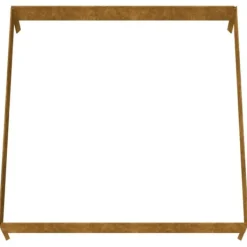 Hot Upphöjd odlingslåda av rosttrögt stål - Planteringslåda för trädgård | Storlek: 100x100x26 cm | Färg: Brun Krukor & Växtbehållare