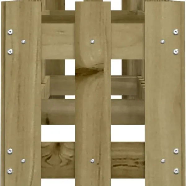 Upphöjd odlingslåda i impregnerad furu - Staket-design | Storlek: 200x30x30 cm