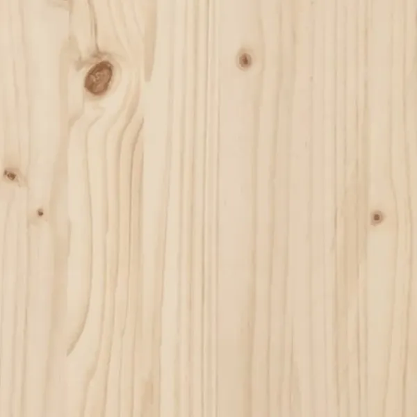 Online Upphöjd odlingslåda i massiv furu med staket-design | Storlek: 150x50x70 cm Planteringsbänkar
