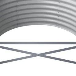 Upphöjd odlingslåda i pulverlackerat stål | Färg: Grön | Storlek: 296x80x36 cm