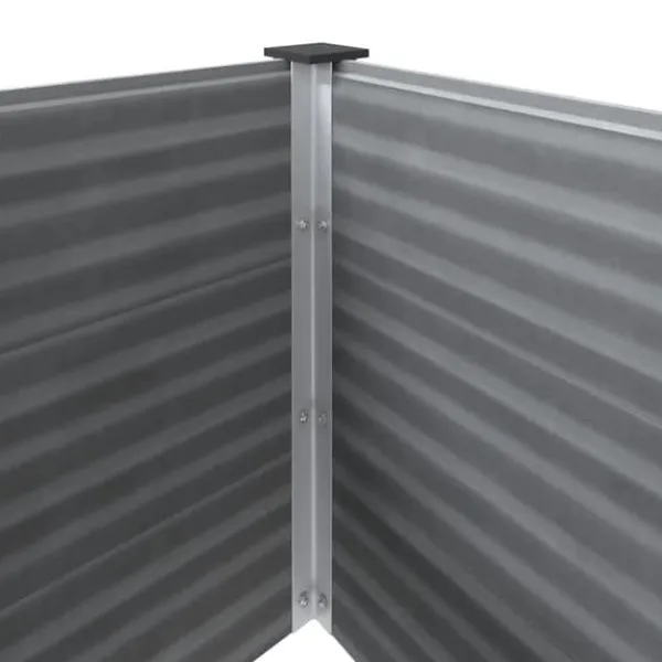 Outlet Upphöjd odlingslåda i WPC - Hållbar och modern design | Färg: Grå | Storlek: 150x100x91 cm Planteringsbänkar