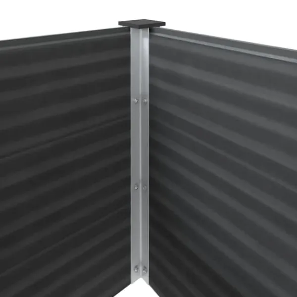 Online Upphöjd odlingslåda i WPC - Modern blom- och växtbädd | Färg: Grå | Storlek: 250x100x54 cm Planteringsbänkar