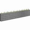 Discount Upphöjd planteringsgabion i galvaniserat stål - Stabil växtbädd | Storlek: 450x30x90 cm Planteringsbänkar