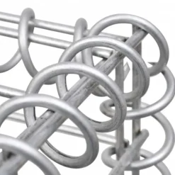 Discount Upphöjd planteringsgabion i galvaniserat stål - Stabil växtbädd | Storlek: 450x30x90 cm Planteringsbänkar