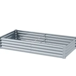 Clearance Upphöjd planteringslåda, 180x90x30 cm, Silver Planteringsbänkar