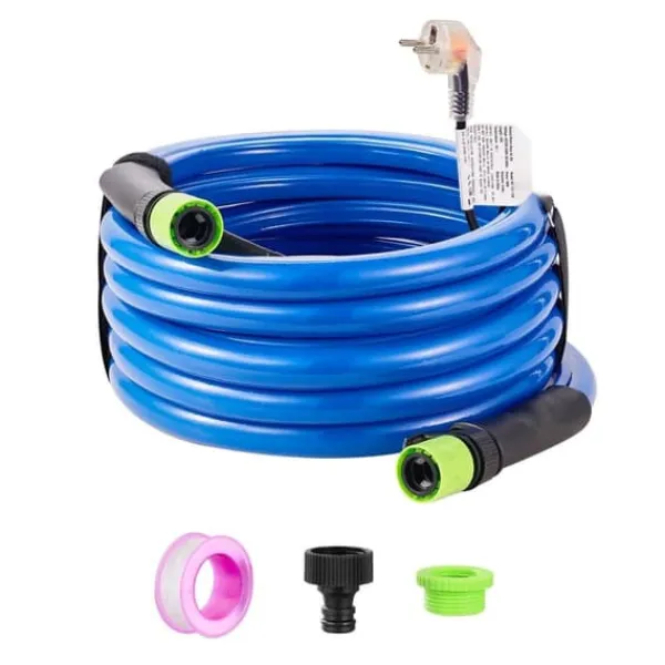 Outlet Uppvärmd vattenslang för RV 15 fot, -45℉ frostskydd, dricksvatten, hållbar design Bevattning