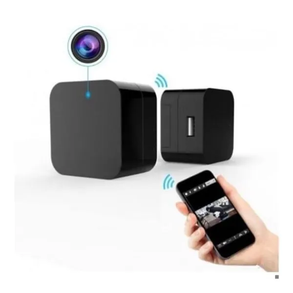 USB-laddare för Spionkamera Full HD 1080P Wi-Fi