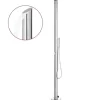 vidaXL Utedusch 220 cm rostfritt stål