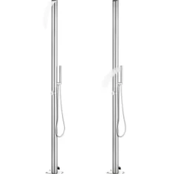 Hot Utedusch 220 cm rostfritt stål - Trädgårdsdusch - Trädgårdsduschar - Home & Living Spa & Utomhusbad