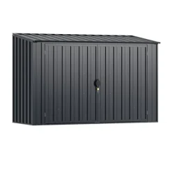 Online Uteförvarcmgsbod, 193×86×127 cm, Grå Skjul, Garage & Carports