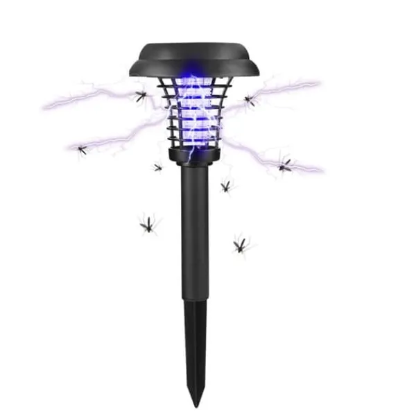 New Utomhus Solar Myggdödare Lampa Elektrisk Bug Zapper Vattentät Insektsfälla Anti Mosquito Light Trädgård Gräsmatta Myggfälla Insektsmedel & Djuravvisande Medel