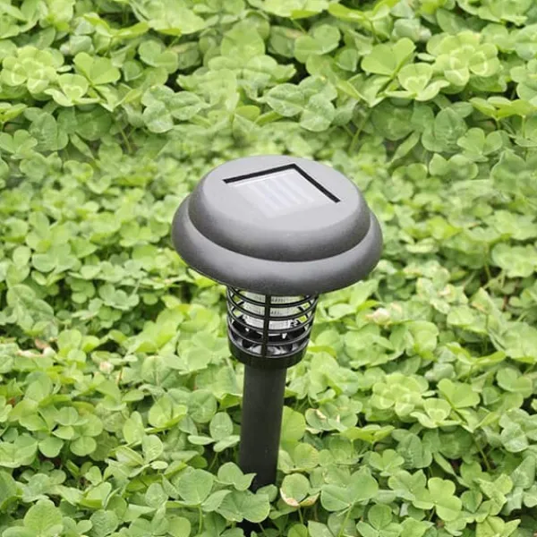 New Utomhus Solar Myggdödare Lampa Elektrisk Bug Zapper Vattentät Insektsfälla Anti Mosquito Light Trädgård Gräsmatta Myggfälla Insektsmedel & Djuravvisande Medel