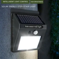 Utomhus trädgård Solar Lights - 30 LED - Solar Motion Sensor - Säkerhetsljus