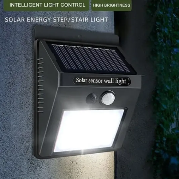 Utomhus trädgård Solar Lights - 30 LED - Solar Motion Sensor - Säkerhetsljus