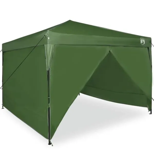 Online Utomhustält i Oxford tyg - Pop-up design för fest & event | Färg: Grön | Storlek: 300 x 300 x 227/236/245 cm Tält & Lusthus