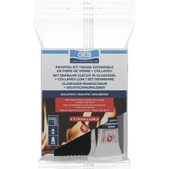 Utvidbart vävningskit i glasfiber + Collafeu-rör 50ml - GEB - PROPFEU - 8 mm x 2,5 m