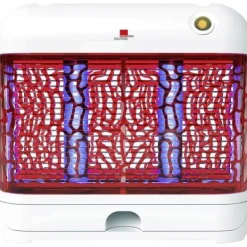 Clearance UV-insektsdödare 24 W Swissinno 1 246 001 (l x H x P) 300 x 265 x 100 mm vit, röd 1 st Insektsmedel & Djuravvisande Medel