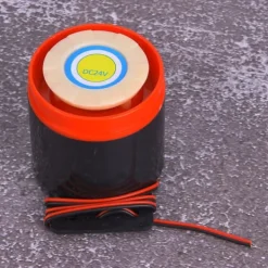24V 110dB Active Buzzer Alarm Beeper med tråd - DIY Electronics