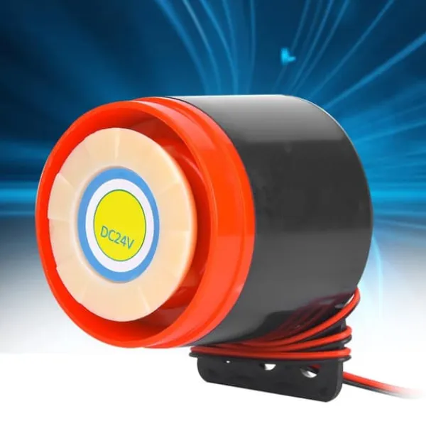 24V 110dB Active Buzzer Alarm Beeper med tråd - DIY Electronics