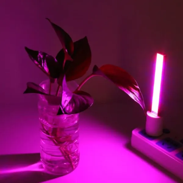 Discount 5V 14LED 2.5W USB Växtlampa Inomhus Blommande Grönsaker Krukväxter Växtlampa (14LED 12cm) Krukväxter Inomhus