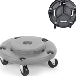 Vagnbas på hjul för en rund sopcontainer, diameter. 50 cm - Hendi 691441